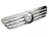 Chrom Sportgrill Mercedes S-Klasse W220 Limousine 1998-2002 Kühlergrill Tuning