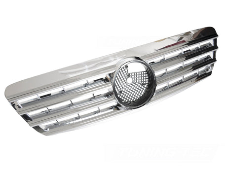 Chrom Sportgrill Mercedes S-Klasse W220 Limousine 1998-2002 Kühlergrill Tuning