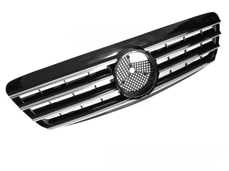 Sport Kühlergrill Mercedes S-Klasse W220 1998-2002 Chrom Schwarz, Tuning Zubehör
