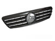 Glanzschwarzer Sport Kühlergrill für Mercedes S-Klasse W220 1998-2002 mit Sternaufnahme