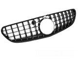 Sport Kühlergrill Glanz Schwarz für Mercedes S-Klasse C217 A217 2014-2020