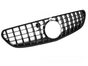 Sport Kühlergrill Glanz Schwarz für Mercedes S-Klasse C217 A217 2014-2020