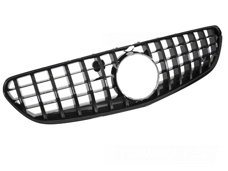 Sport Kühlergrill Glanz Schwarz für Mercedes S-Klasse C217 A217 2014-2020