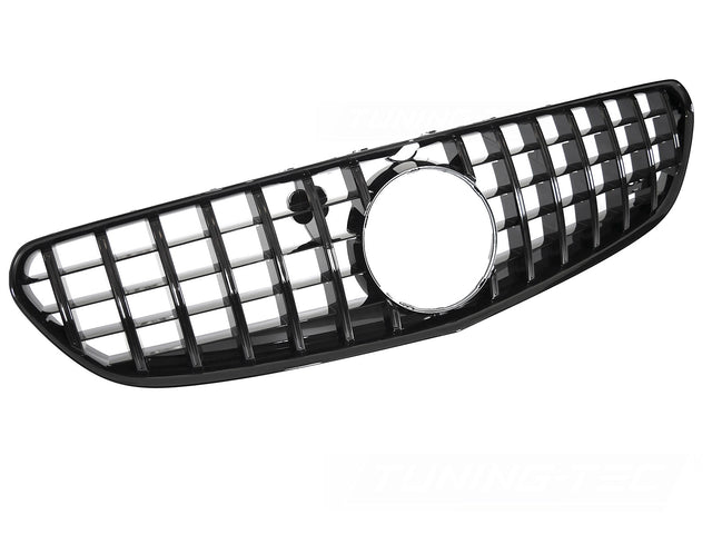 Sport Kühlergrill Glanz Schwarz für Mercedes S-Klasse C217 A217 2014-2020