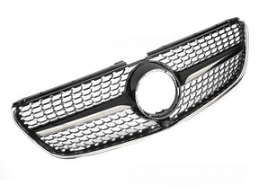 Diamond Kühlergrill schwarz Chrom Mercedes V-Klasse W447 2014-2019 Tuning Zubehör