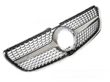 Diamond Kühlergrill Silber Schwarz für Mercedes V-Klasse W447 2014-2019 Tuning Zubehör