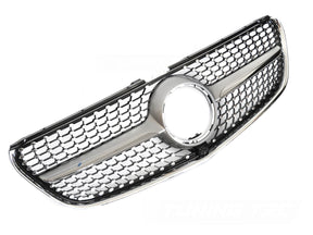 Diamond Kühlergrill Silber Schwarz für Mercedes V-Klasse W447 2014-2019 Tuning Zubehör