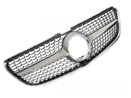 Diamond Kühlergrill Silber Schwarz für Mercedes V-Klasse W447 2014-2019 Tuning Zubehör