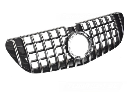 Sport Kühlergrill für Mercedes Vito W447 2019-2023 Chrom Schwarz