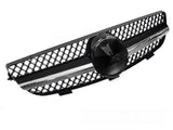 Sport Kühlergrill Mercedes CLK W209 C209 A209 2003-2010 schwarz chrom mit Wabendesign