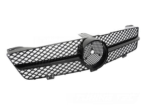 Sport Kühlergrill Mercedes CLS C219 2008-2010 Glanz Schwarz Front Grill