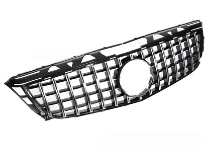 Sportgrill Kühlergrill für Mercedes CLS C218 2011-2014 schwarz chrom