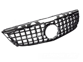 Sport Kühlergrill schwarz Glanz für Mercedes CLS C218 2011-2014 mit Sternaufnahme