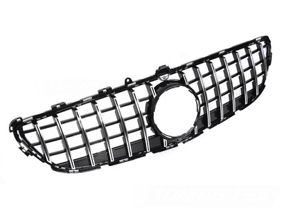 Sport Grill für Mercedes CLS C218 2014-2018 Kühlergrill Schwarz Chrom