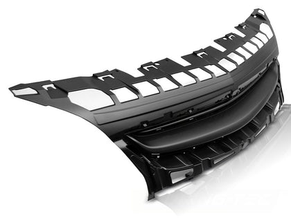Frontgrill Kühlergrill für Opel Astra J 2012-2015 5-Türer schwarz ohne Emblem