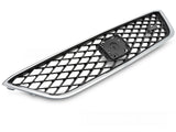 Sport Kühlergrill silber schwarz für SEAT Ibiza IV 6J 2012-2017 Frontgrill mit Wabenmuster