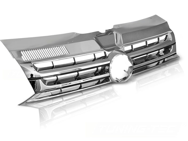 Frontgrill Kühlergrill für VW T5 Caravelle Multivan 2010-2015 chrom schwarz - CR Tuning