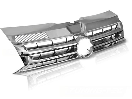 Frontgrill Kühlergrill für VW T5 Caravelle Multivan 2010-2015 chrom schwarz