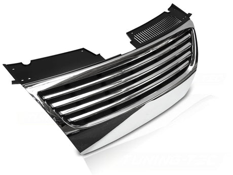 Kühlergrill Chrom Schwarz für VW Passat B6 2005-2010 Frontgrill Grill - CR Tuning