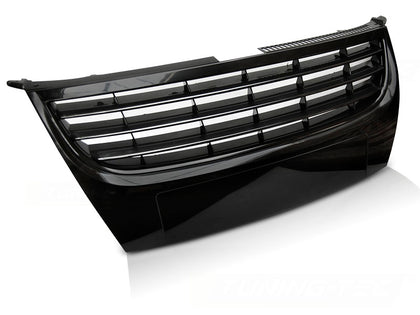 Kühlergrill für VW Touran 2007-2010 Glanz Schwarz Frontgrill Kühler Grill