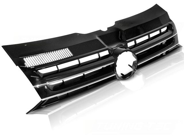 Kühlergrill Schwarz Chrom für VW T5 Caravelle Multivan 2010-2015 Frontgrill - CR Tuning