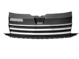 Sportgrill Frontgrill für VW T6 Multivan Transporter SGB SGG SGJ ab 2015 ohne Logo schwarz matt chrome - CR Tuning