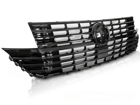Frontgrill Kühlergrill Glanz Schwarz für VW T6.1 2020- mit Emblemaufnahme - CR Tuning