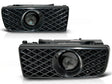 Nebelscheinwerfer Gitter für BMW E36 NSW Setpreis schwarz H3 - CR Tuning