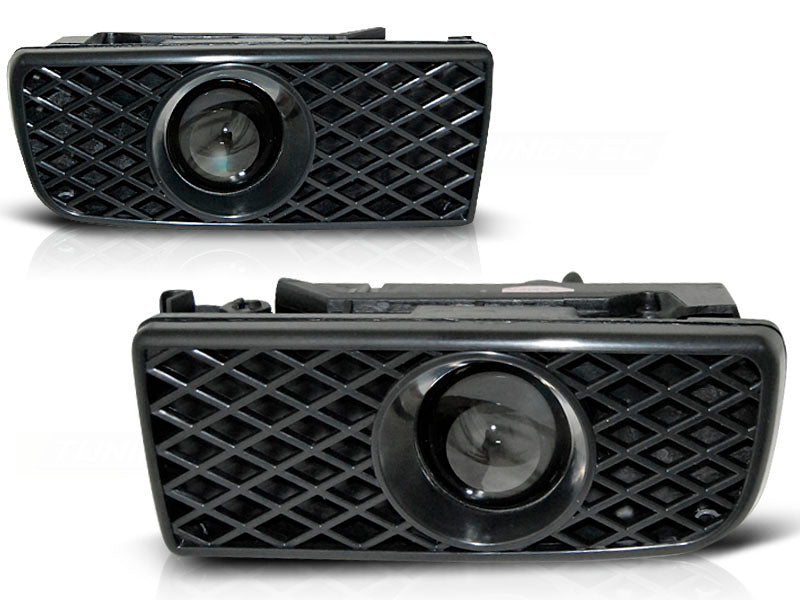Nebelscheinwerfer Gitter für BMW E36 NSW Setpreis schwarz H3 - CR Tuning