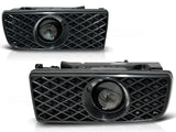 Nebelscheinwerfer Gitter für BMW E36 NSW Setpreis schwarz H3 - CR Tuning
