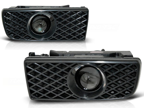 Nebelscheinwerfer Gitter Set schwarz H3, schwarze NSW Gitter für BMW E36 für BMW E36
