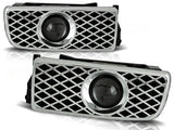 Chrom Nebelscheinwerfer Set für BMW 3er E36 1990-1999 H3 Leuchtmittel