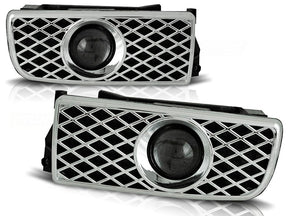 Chrom Nebelscheinwerfer Set für BMW 3er E36 1990-1999 H3 Leuchtmittel