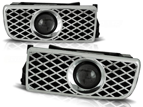 Chrom Nebelscheinwerfer Set für BMW 3er E36 1990-1999 H3 Leuchtmittel