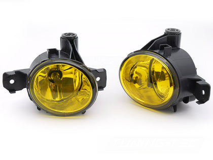 Gelbe Nebelscheinwerfer Set für BMW 1er E81 E87 X1 E84 X3 E83 X5 E70 H11