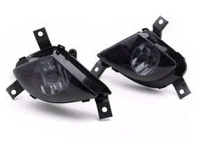 Nebelscheinwerfer Set H8 Leuchtmittel inklusive schwarz glänzend für BMW E90 E91 LCI