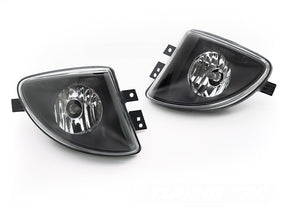 Nebelscheinwerfer Set BMW F10 F11 Klarglas H8 Leuchtmittel schwarz Tuning