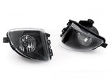 Nebelscheinwerfer Set BMW 5er F10 F11 H8 Klarglas schwarz inkl. Leuchtmittel für CR-Tuning
