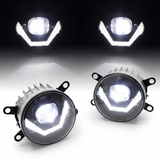 LED Nebelscheinwerfer Set mit Tagfahrlicht für Ford Opel Renault Peugeot Citroen Suzuki