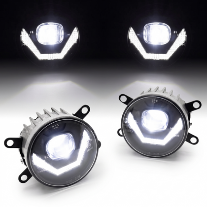 LED Nebelscheinwerfer Set mit Tagfahrlicht für Ford Opel Renault Peugeot Citroen Suzuki