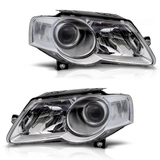Halogen Chrom Scheinwerfer für VW Passat B6 3C Limousine & Kombi 2005–2010 – Ersatzscheinwerfer & OEM-Passform