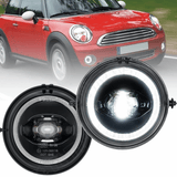 Voll LED Tagfahrlicht Nebelscheinwerfer für MINI R55 R56 R57 R58 R59 R60 2006-2014