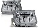 Nebelscheinwerfer Set für Mercedes E-Klasse W210 1995-05/1999 chrom E-Prüfzeichen DEPO 440-2003RX
