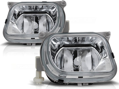 Nebelscheinwerfer Set für Mercedes E-Klasse W210 1995-05/1999 chrom E-Prüfzeichen