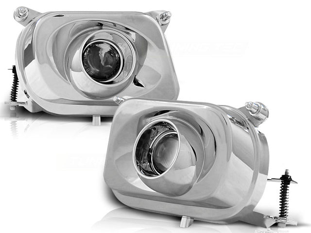 Chrom Nebelscheinwerfer Set Mercedes W210 1995-1999 H3 E-Prüfzeichen CR-Tuning