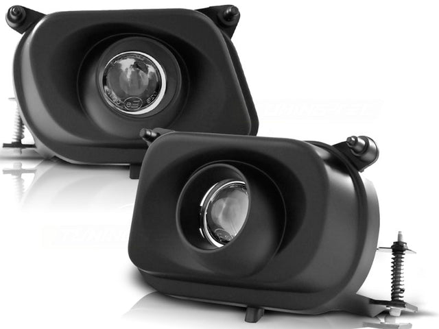 Nebelscheinwerfer Set für Mercedes W210 1995-1999 schwarz Frontleuchten Paar