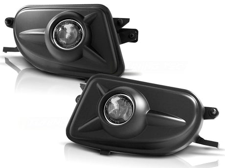 Nebelscheinwerfer Set für Mercedes W210 SLK R170 CLK W208 1996-2002 schwarz