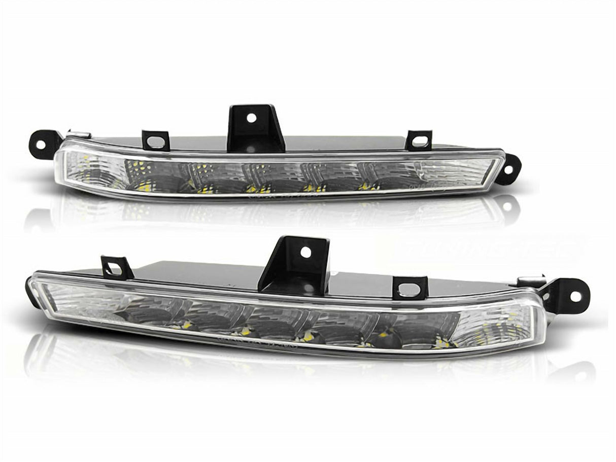 Für Mercedes W221 AMG Paket 2005-2013 LED Tagfahrlicht E-Prüfzeichen RL87 chrom