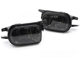 Schwarze Nebelscheinwerfer Set für Mercedes W203 W209 C215 R171 HB4 Glas