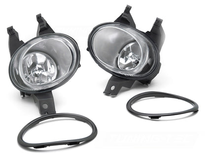 Nebelscheinwerfer Set für Peugeot 206 206 CC Kombi 1998-2007 Klarglas H1 inkl.